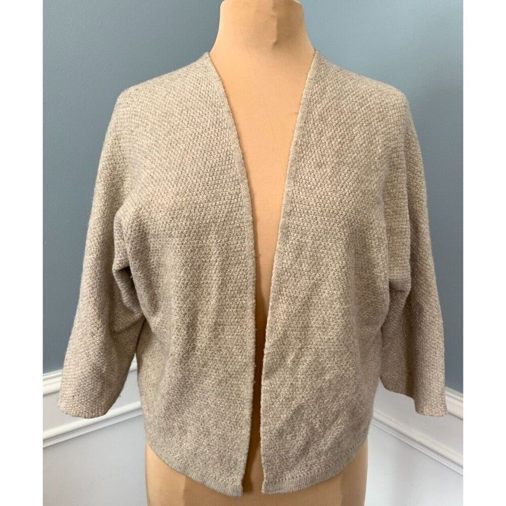 Brandy Melville Cardigan Sweater One Size Open Front Wool Knit Plunge V Neck